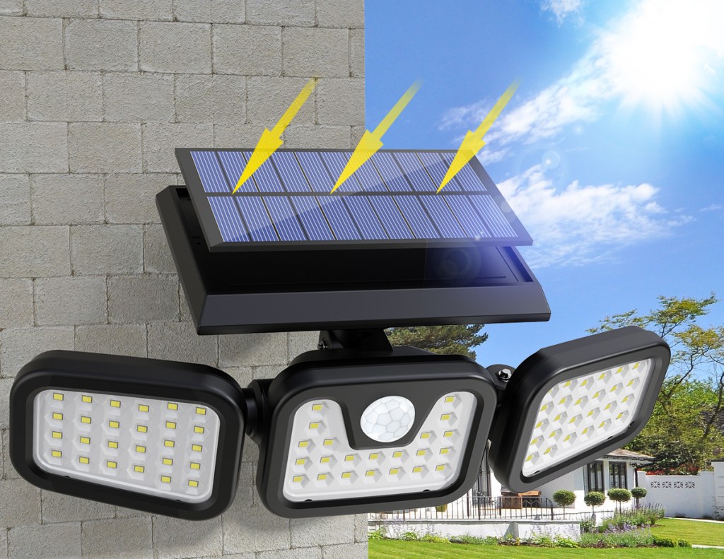 solar lamp wall